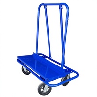 Chariot de transport robuste pour plaques de plâtre et panneaux, capacité 2000 LBS, chariot tout-terrain pour déplacement de plaques de plâtre