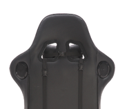 Fauteuil de jeu de massage avec lumières LED, accoudoir fixe, base de 350mm, 100mm, élévateur à gaz classe 3, achat de panique