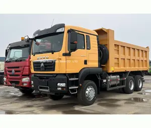 Truk sampah dump truck Sinotruk Howo TX China baru 6x4 10 roda 380hp 25ton untuk pengiriman kerikil pasir