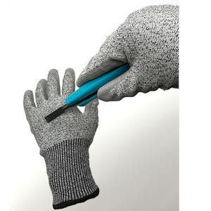 Guantes Resistentes a Cortes con Palma Recubierta de <span class=keywords><strong>PU</strong></span>, Guantes de Seguridad Industrial para Trabajo - Product Image 2