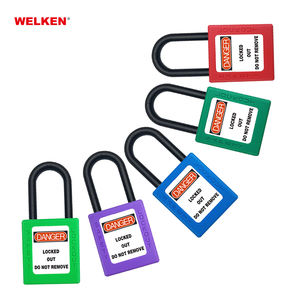 पैडलॉक विनिर्माण सुरक्षा लॉकआउट ओम नायलॉन पा 38 मिमी 76 मिमी शॉकल इन्सुलेशन सुरक्षा पैडलॉक टैग - Product Image 3