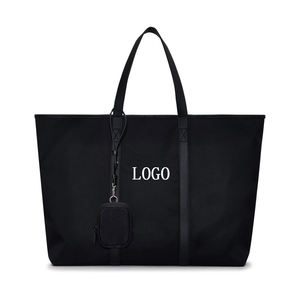 Custom Fashion Commuting Work <b>Laptop</b> <b>Large</b> Tote Purse Nylon Oversized Tote <b>Bag</b> With Key Leash Ring Wrist <b>Bag</b> for Woman - Product Image 1