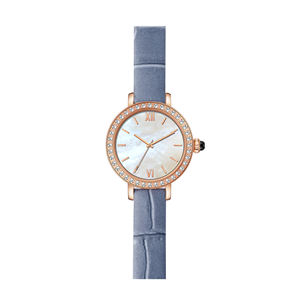 Banda de cuero de calidad superior Movimiento japonés Relojes de cuarzo Hombres Mujeres Relojes elegantes - Product Image 1