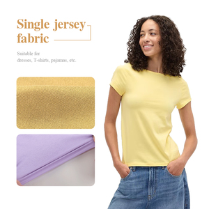 <span class=keywords><strong>Tissu</strong></span> en jersey simple de coton respirant 150 GSM léger <span class=keywords><strong>pour</strong></span> la production de t-shirts d'été et de vêtements <span class=keywords><strong>pour</strong></span> bébés - Product Image 1