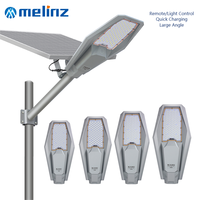Lampadaire extérieur Ip67 télécommandé MELINZ 100W 200W 300W 400W lampadaire solaire séparé Led