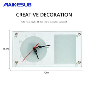 MaiKesub BL-11 Hiện Đại Cổ Kính Đồng Hồ Khung Hình Chữ Nhật Thăng Hoa Đồng Hồ Treo Tường Với Gương Cho Trang Trí Decors Ngày Kỷ Niệm - Product Image 5