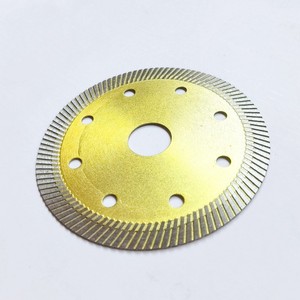 Lame per seghe circolari da taglio in ceramica Turbo Dry Disc Tile 4 lame da taglio diamantate segmentate in porcellana - Product Image 3