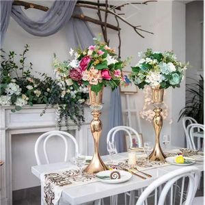 New Rustic Luxury Iron Wedding Tabletop <strong>Vase</strong> <strong>Flower</strong> Stand <strong>for</strong> Anniversary Party Tablescape Decoration Centerpiece - Product Image 2