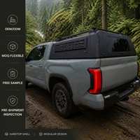 Capot rigide en aluminium pour pick-up, type Gull Wing, avec portes relevables, fenêtres à persiennes et porte-bagages de toit pour Ford Ranger OEM ODM