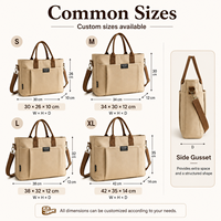 Sac fourre-tout en toile de coton personnalisé avec logo d'usine, 12 oz, robuste, écologique, réutilisable, grande capacité, promotionnel, vente en gros