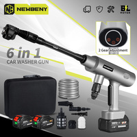 Newbeny 18V Baterai Brushless 15 Bar Tekanan Tinggi Alat Semprot Pencuci Mobil dengan Selang 8 Meter - Penggunaan Industri DIY