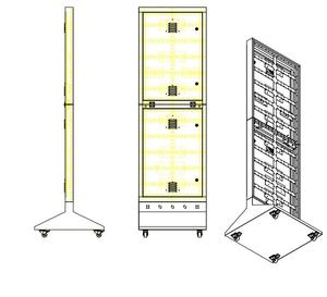 Pantalla LED plegable portátil premium para interiores y exteriores, pantalla publicitaria LED P2.5. - Product Image 3