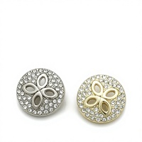 Boutons de couture ronds en résine incrustés de strass plaqués luxe, motif rectangulaire gaufré 34L, boutons décoratifs pour manteaux