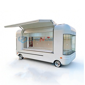 Nouveau camion de restauration en acier avec cuisine complète, remorque alimentaire mobile, chariot de restauration à vendre, couleur personnalisée, voiture de restauration extérieure - Product Image 1