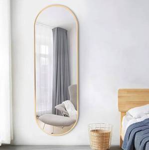 Hot Selling MoreIn Luxury Modern LED <b>Smart</b> <b>Mirror</b> for Villa and Hotel Bathroom Oval Shape Silver Material - Product Image 4
