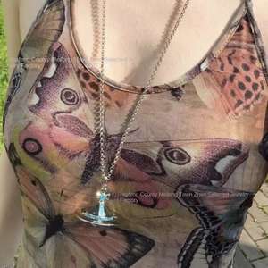 Collar Mother Orb de Alta Gama de 20 mm – Cadena de cuentas de bambú de 80 cm de largo, cadena de suéter colorida con planeta Saturno, estilo llamativo y de gran tamaño - Product Image 4