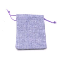 Sacs en toile de jute personnalisés avec cordon de serrage 10x14cm, logo personnalisé, petites pochettes cadeaux en chanvre