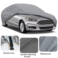 Housse de voiture imperméable de haute qualité, protection solaire, isolation thermique, pare-soleil, anti-poussière, toutes saisons