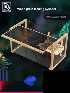 Boîte d'alimentation en verre, bac à chiens BG de croissance DJ-01, boîte en verre, pour gecko, corne de grenouille, araignée, <span class=keywords><strong>reptile</strong></span>, <span class=keywords><strong>terrarium</strong></span> - Product Image 3