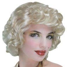 Marilyn Monroe Wit capelli sintetici in fibra ad alta temperatura capelli sintetici senza colla - Product Image 1