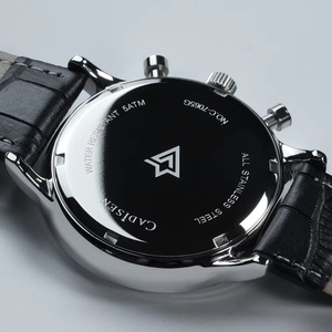 Reloj de Cuarzo CADISEN C7065 para Hombre, Marcas de Lujo, Cronógrafo, Movimiento MIYOTA 0S11, Esfera Color Salmón, Cristal con Revestimiento AR - Product Image 4