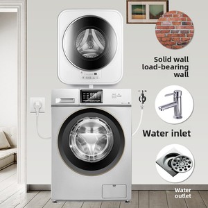Lave-linge mural frontal 3 kg avec fonction séchage intégrée pour usage domestique et pour les vêtements d'enfants - Product Image 5