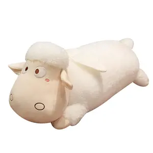 2022 High quality kawaii soft cushion stuffed sheep plush pillow