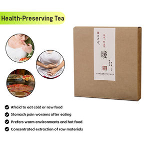 Teh kesehatan organik, pereda nyeri perut setelah makanan & makan makanan mentah dingin 12 pak - Product Image 1