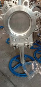 6 Inch Lug Wafer Loại Wcb Dao Van Cổng Với Tay Bánh Xe Van Cổng Sản Xuất - Product Image 5