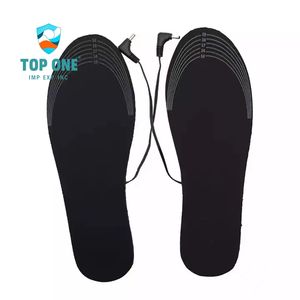 TopOne Wholesales Winter Warming <b>USB</b> Rechargeable Battery Power Operated Thermal Electric <b>Heated</b> Insoles For Shoes Ski Boots - Product Image 3
