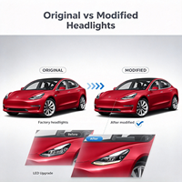 Ensemble de phares LED pour Tesla Model 3 Highland 2024-2026, clignotants séquentiels, projecteur DRL, amélioration de la lampe avant