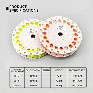 Bobine de rechange universelle 3F 5FT 8FT pour ligne de pêche à la mouche, flottante, à lest avant et conique - Product Image 2