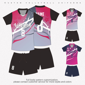 Conjunto de Uniforme de Voleibol Profesional Personalizado para Niños y Hombres, Camisetas para Estudiantes Universitarios, Secado Rápido, Kit de Entrenamiento para Equipos - Product Image 5