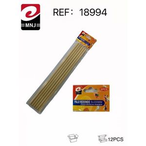 MNJ Round Wooden Stick 8x300mm For Crafts 6Pcs Pack - Product Image 3