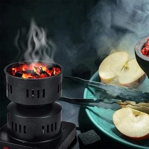 Nouveau modèle 2026 : Allume-charbon électrique portable multifonctionnel pour chicha, chauffe-charbon pour usage extérieur et domestique, intégré - Product Image 1