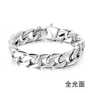 Men's Titanium Steel Bracelet Chain Geometric Design Fashion Jewelry CE473 - Product Image 2