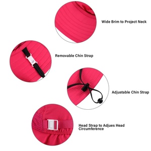Sombrero de Pescador Ajustable con Protección Solar UPF 50+ para Bebés Niñas, Logotipo Personalizado, Ala Ancha, Protección Solar para la Playa con Diseño de Hojas de Dibujos Animados - Product Image 5