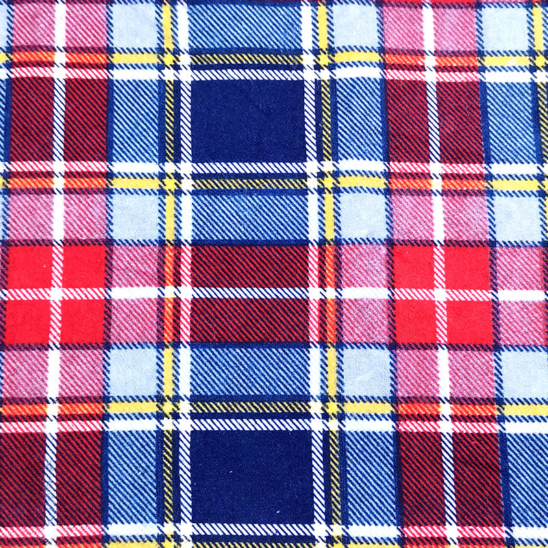 Готовые товары, фланелевая Мужская рубашка, ткань, хлопчатобумажная пряжа, крашенная рубашка, фланелевая ткань для пижам