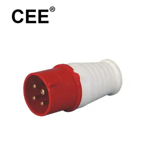 CEE IEC60309 32A 3P + E IP44 4 pin, مقبس ومقبس صناعي متعدد الدبوس