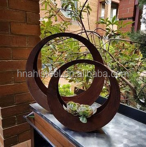 Support mural pour plantes en acier résistant aux intempéries, en métal CNC, pour pot de fleurs <span class=keywords><strong>suspendu</strong></span> - Product Image 2