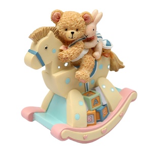 Caja Musical Personalizada con Canción, Regalo <span class=keywords><strong>de</strong></span> Luna Llena <span class=keywords><strong>para</strong></span> Bebé, Regalo <span class=keywords><strong>de</strong></span> <span class=keywords><strong>Cumpleaños</strong></span> Infantil, Caballito Balancín <span class=keywords><strong>de</strong></span> Oso, Conejo, Caballo <span class=keywords><strong>de</strong></span> Troya - Product Image 1