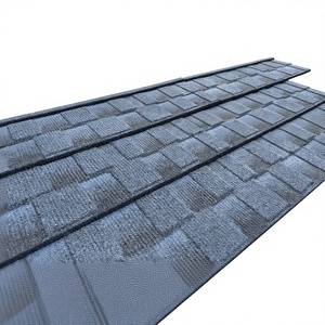 Tuile de toiture en métal revêtu de pierre, style français, romain, espagnol, étanche, résistante au feu, pour projets de villas et d'hôtels, bardeau en acier coloré - Product Image 6