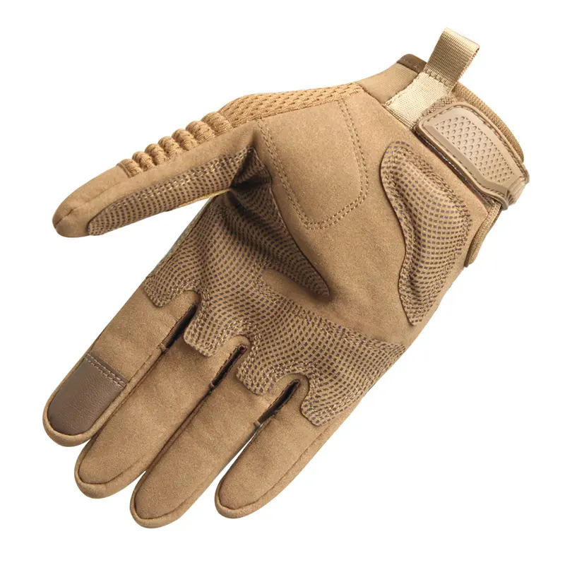 באיכות גבוהה מגן מלאה אצבע Combat ספורט עור מגע מסך guantes אופנוע טקטי כפפות