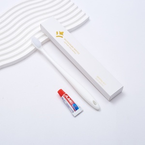 Brosse <span class=keywords><strong>à</strong></span> dents jetable pour hôtel avec dentifrice, emballée individuellement, kit <span class=keywords><strong>dentaire</strong></span> pour chambre d'hôtes, commodité de voyage - Product Image 4