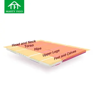 OEM 최고의 품질 방수 난연 곡선 바디 계란 상자 플러시 수면 잘 얇은 패드 고밀도 거품 침대 매트리스 토퍼