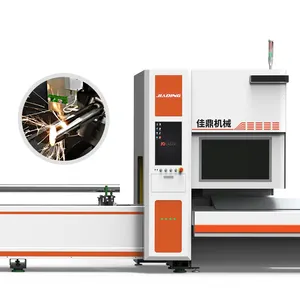 Jiading Auto Focus 1000W 2000W 3000W Angle Channel Steel I H Beam Metal Fiber Laser 6m--12m Length CNC Tube Pipe Laser Cutter