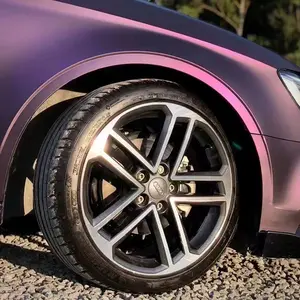 1,52x18 м 5x59ft крутые автомобильные оболочки Ultimate Flat Magic Purple Custom Carbon Fiber