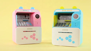 Nuevo Estilo de Juguete <span class=keywords><strong>Interactivo</strong></span> para Niños, Alcancía Inteligente con Reconocimiento Facial, Simulación de Cajero Automático Espacial, Fabricada en Plástico ABS - Product Image 6