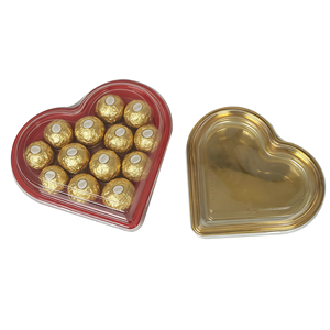 Boîte à pâtisserie en plastique en forme de cœur, jetable, recyclable, pour fruits, sushis, desserts, chocolat, fraises, avec couvercle transparent - Product Image 5