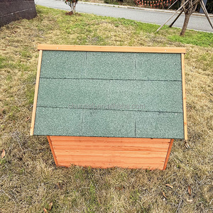 SDD004-S en stock, vente directe d'usine, niche pour chien moderne de luxe pour l'extérieur avec porte à rabat, structure robuste et imperméable - Product Image 6